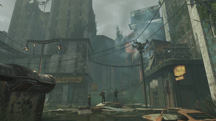 Fallout 76 - ville en ruine
