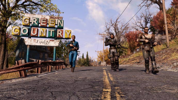Certains joueurs explorent ensemble dans Fallout 76.